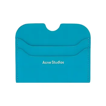 Acne Studios Calfskin Card Holder Women's Blue