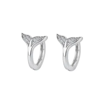 JKEM 925 Sterling Silver Earrings Unisex