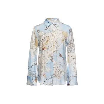GOELIA Shirts Women's 25D Multicolor Print
