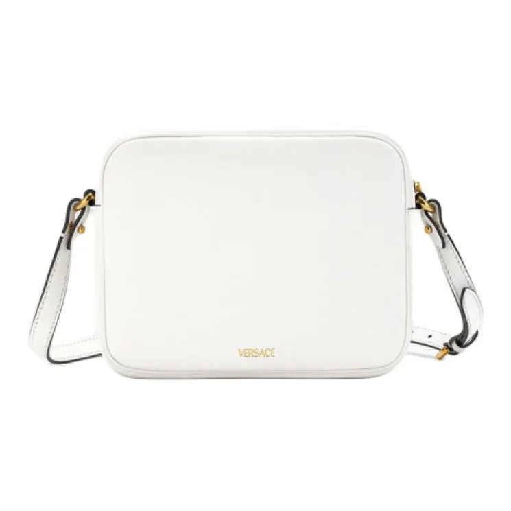 FANSIZHE La Medusa Cow Leather Messenger Bag, Shoulder Bag Women's White-1