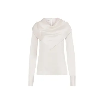 Oscar De La Renta Draped detail Silk Blouse