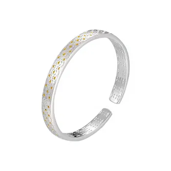 Nine Music 999 Fine Silver Bangles Unisex