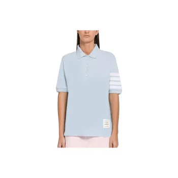 THOM BROWNE 4 Bar Piqué weave Polo Shirt