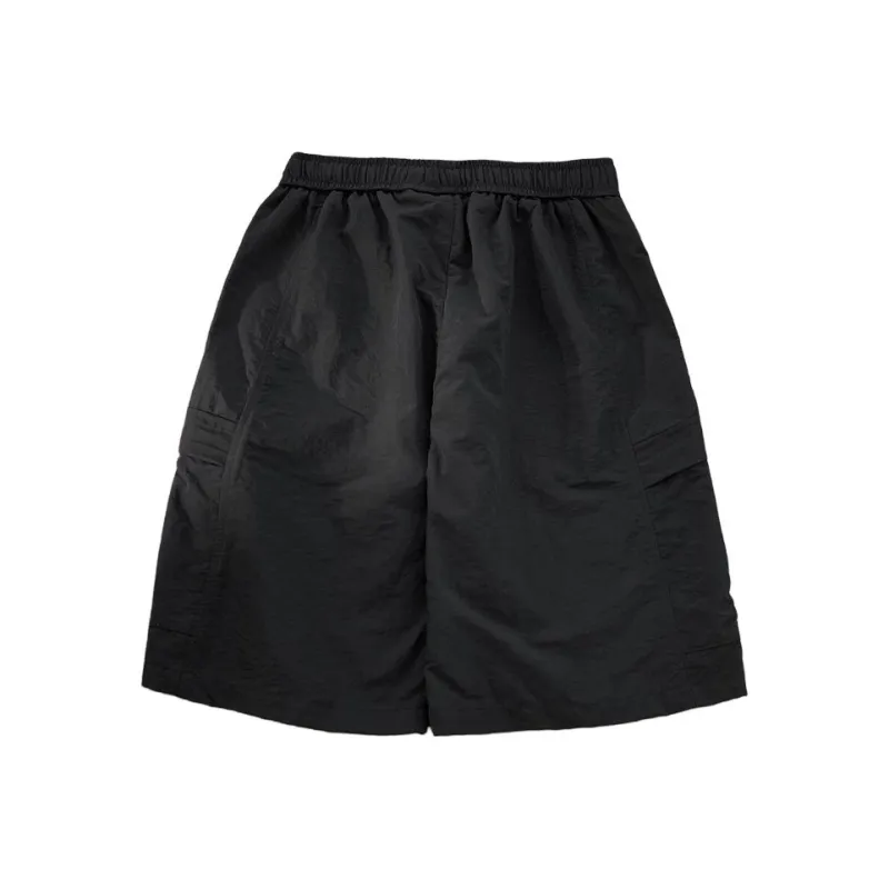 GROW DATE Cargo Shorts Unisex Black-16