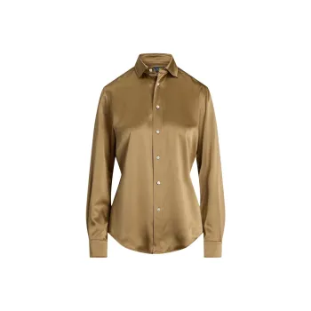 Polo Ralph Lauren Satin Charmeuse Shirt