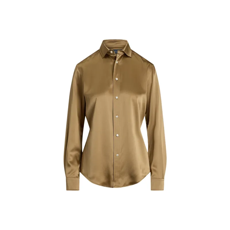 Polo Ralph Lauren Satin Charmeuse Shirt-0