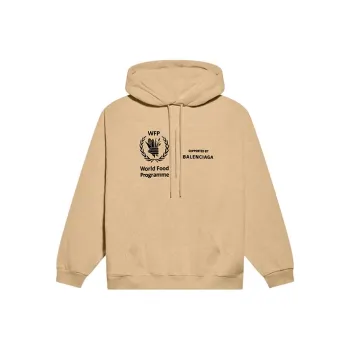 Balenciaga Sweatshirt Loose Fit Style Women's Brown