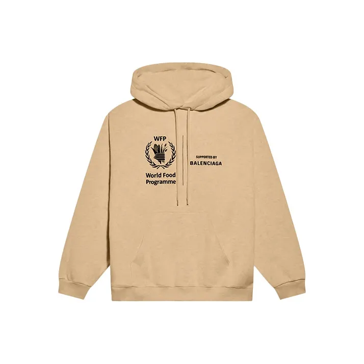 Balenciaga Sweatshirt Loose Fit Style Women's Brown-0