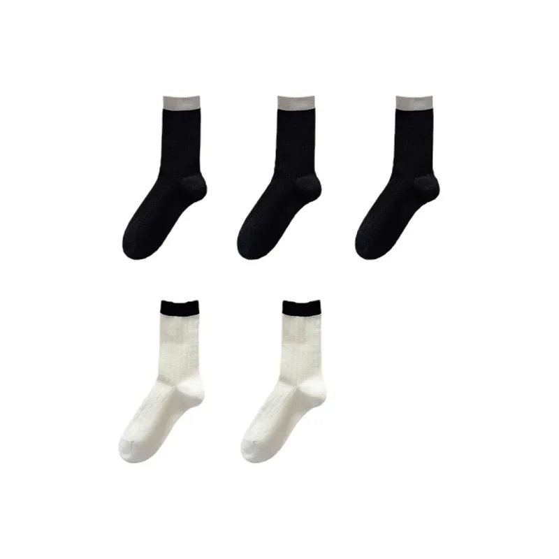 H YXIANG Mid Calf Socks Women's Combo Set-16