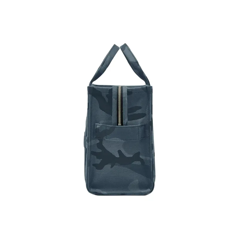 MARC JACOBS The Medium Camo Jacquard Tote Blue Multi-2