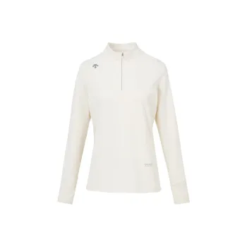 DESCENTE WOMEN'S RUNNING Series Small Stand Collar Long Sleeved T Shirt Women's