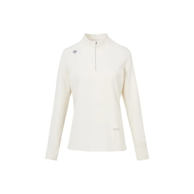 DESCENTE WOMEN'S RUNNING Series Small Stand Collar Long Sleeved T Shirt Women's-2