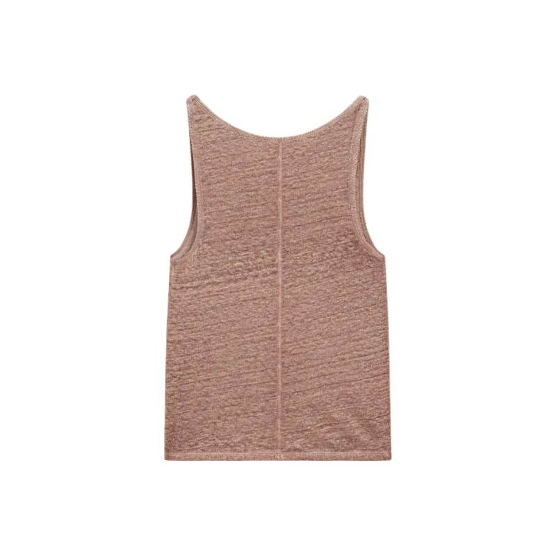 Massimo Dutti Tank Top Women's Rose Red-1