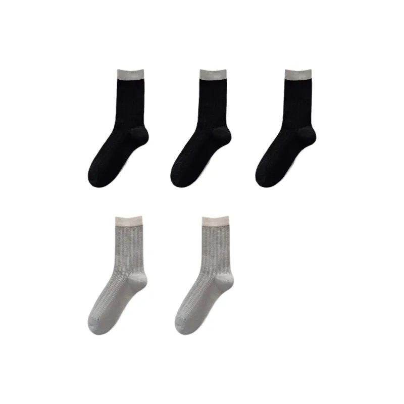 H YXIANG Mid Calf Socks Women's Combo Set-14