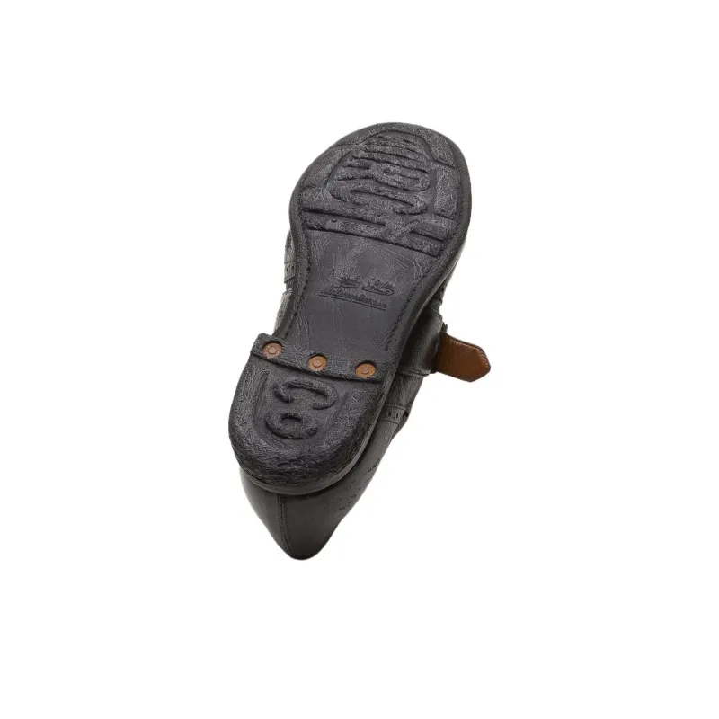 CHURCH'S Glacé Casual Single Shoes Women's Black-5