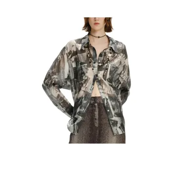 KARL LAGERFELD SS24 Shirt Women's Black White