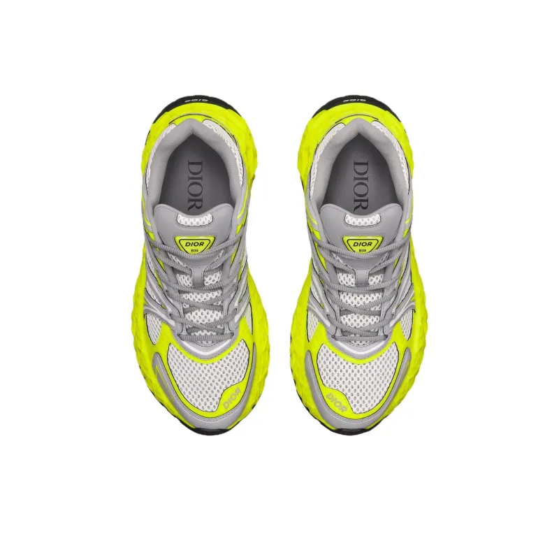 DIOR B35 NXXT Low Top Casual Shoes Men's Yellow Limited Edition Numbered Edition-2