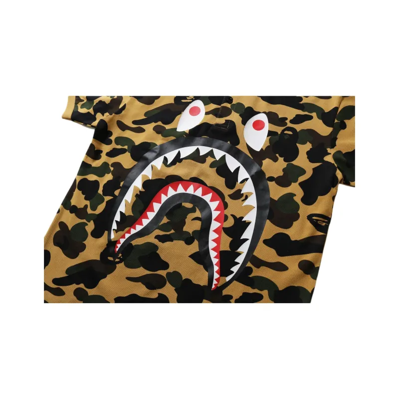 Bape 1st Camo Shark Polo-3