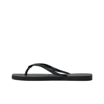 Havaianas x ZARA Rubber Sole Abrasion Resistant Flip Flops Women's Black