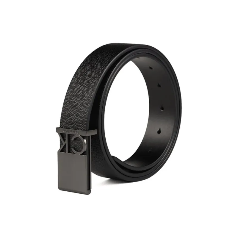 CALVIN KLEIN Cow Leather Belts Unisex 3.3CM-0