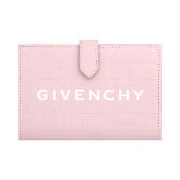 GIVENCHY 4G Leather Wallet Unisex Pink