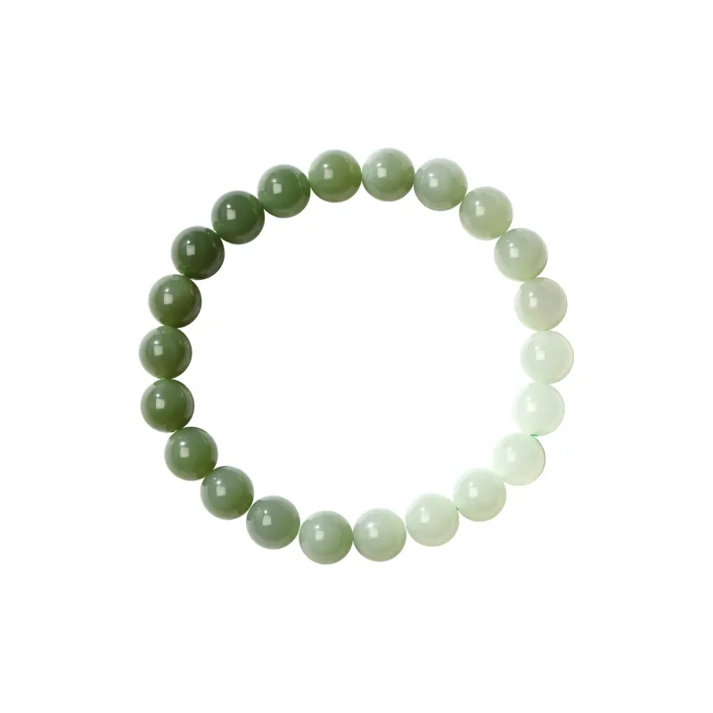 Phoenisess Bracelets Pale Greenish White Jade Women's-8