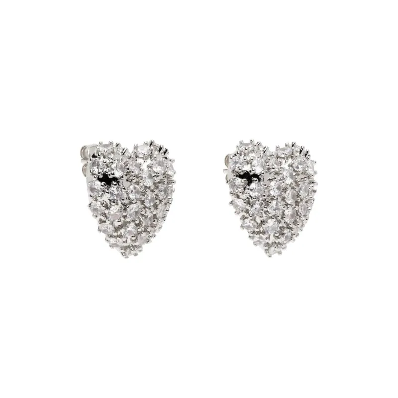 JUSTINE CLENQUET Heart Earrings-1
