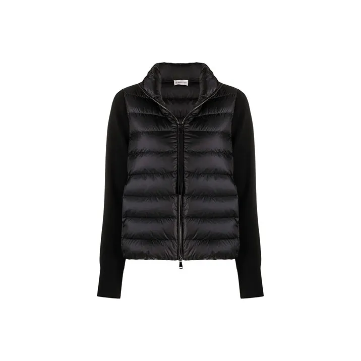 Moncler Zip Up Puffer Cardigan 'Black'-0