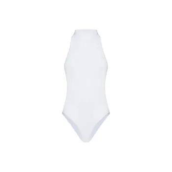 Alaia High-Neck Sleeveless Bodysuit