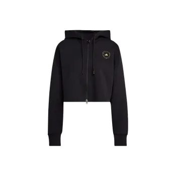adidas By Stella McCartney Cropped Hoodie Black