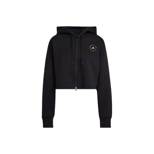 adidas By Stella McCartney Cropped Hoodie Black