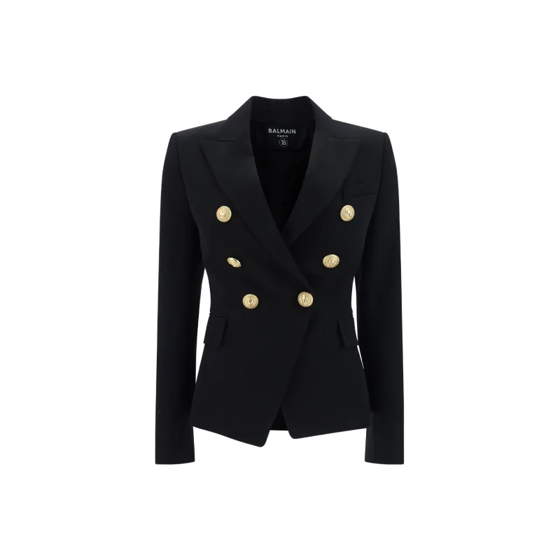 BALMAIN Button Embellished Tailored Blazer-0