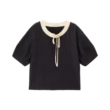UNIQLO Shirt Women's Metallic Black