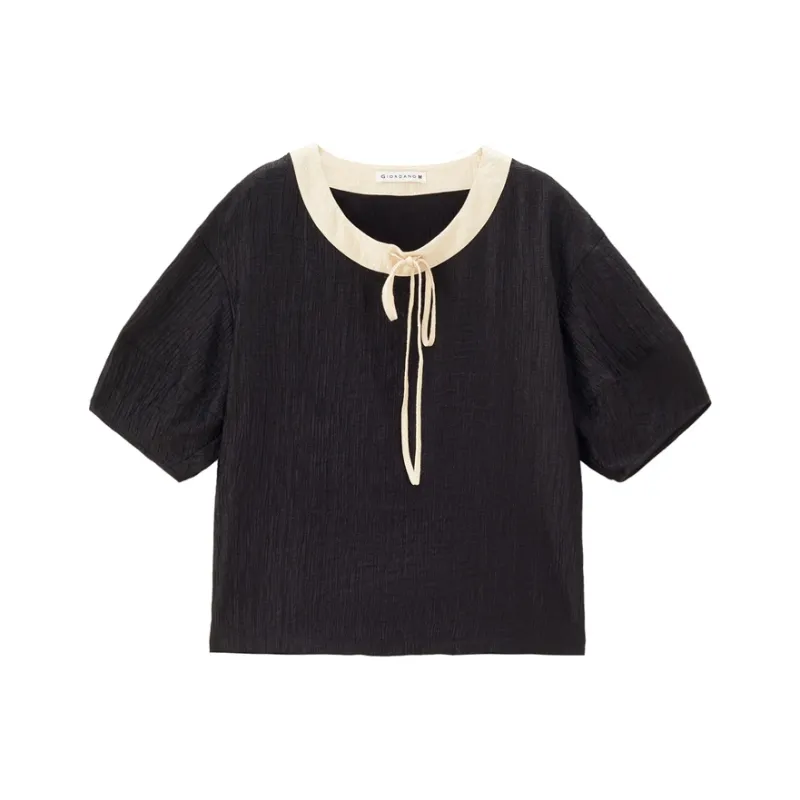 UNIQLO Shirt Women's Metallic Black-0