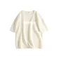 [220G Heavyweight]Light Beige (Tf White Facial Design Center Logo)