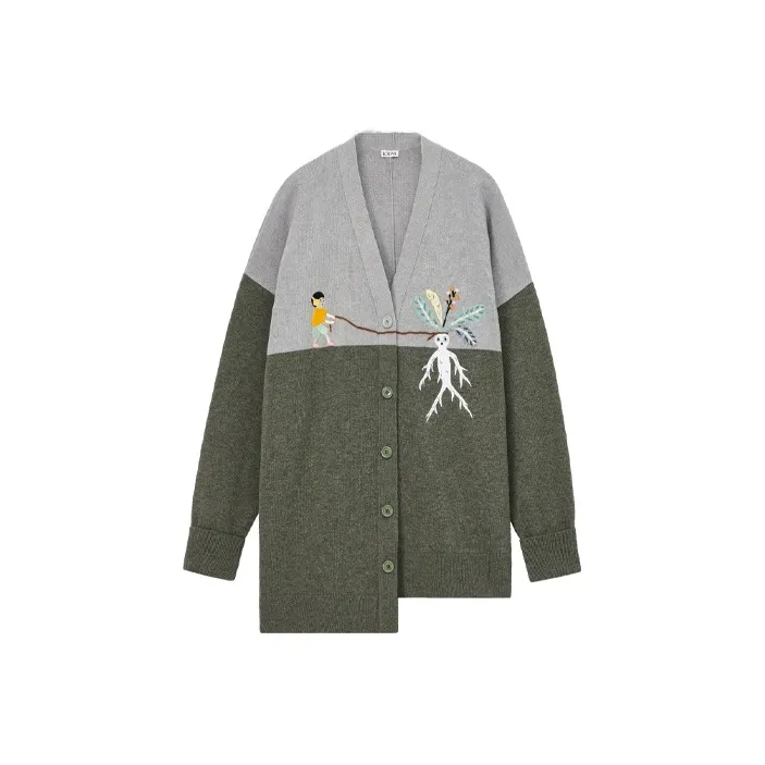 LOEWE FW23 Knitwear Women's Green-0