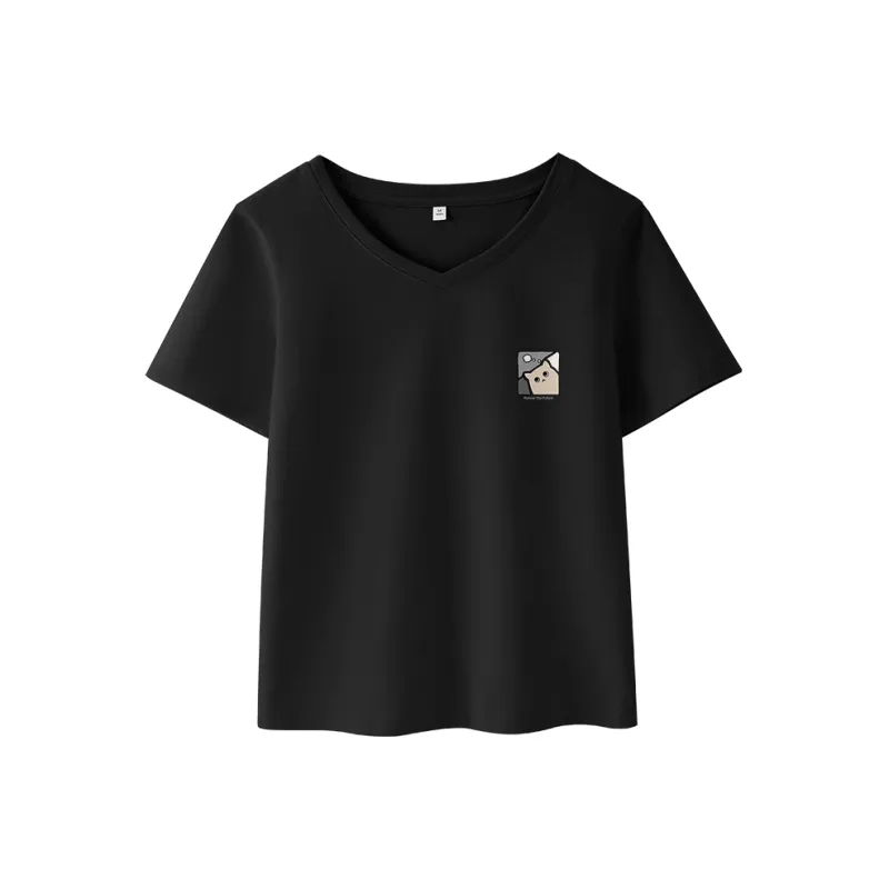 JEANSWEST Set in Sleeve T Shirt Women's-12