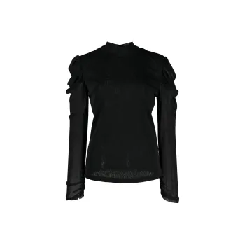 DVF Diane Von Furstenberg T-Shirt Women's Black
