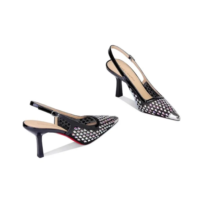 JESSICA SOPHIA Slim Heel High Heels 7cm Women's-8
