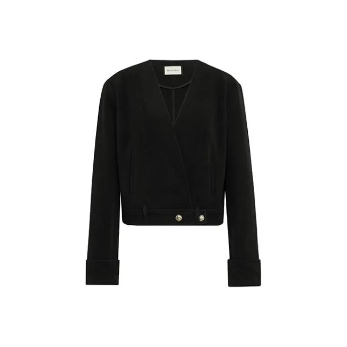 MEIYANG Jackets Coats Women's Black-0