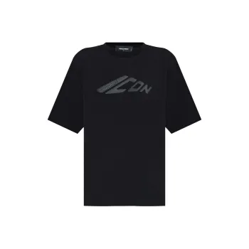 DSQUARED 2 Icon Printed Crewneck T Shirt