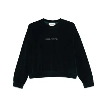 Sonia Rykiel Long-sleeves Velvet Sweatshirt