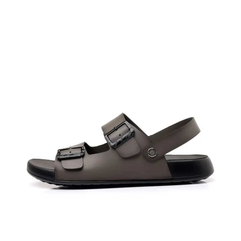 AOKANG Beach Sandals Men Khaki-5
