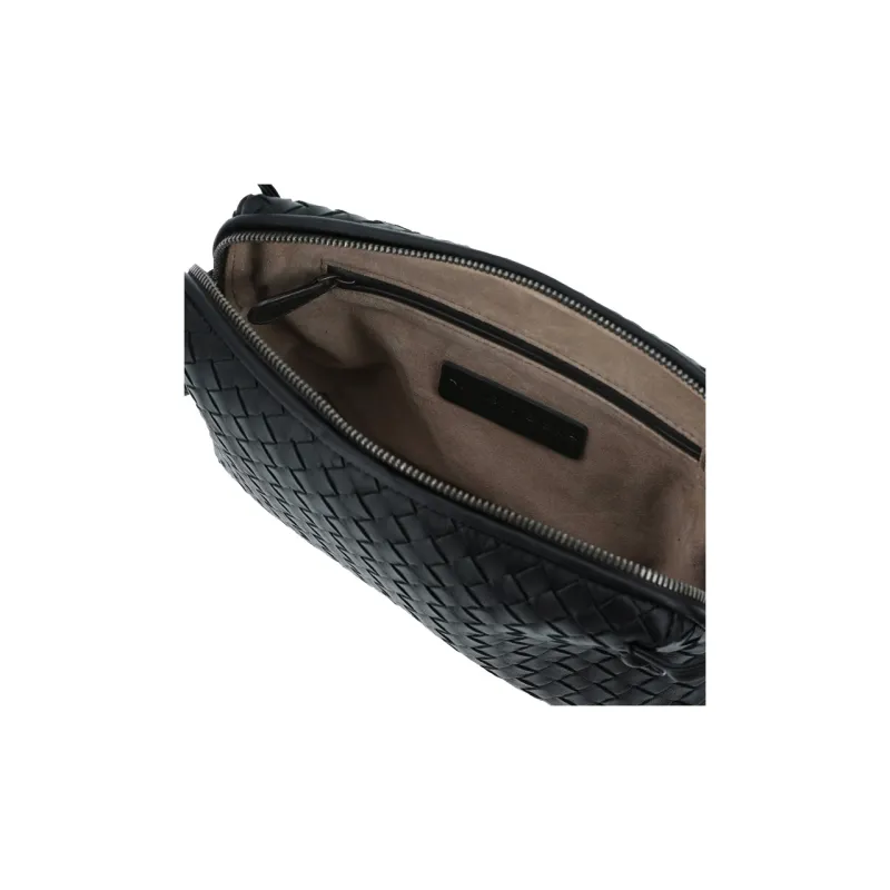 Bottega Veneta Sheepskin Shoulder Bag Women's Black-5
