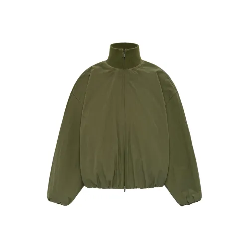 Fear Of God Essentials Military Nylon Hooded Jacket Ripstop Track Jacket