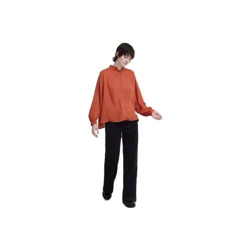 UNIQLO X Clare Waight Keller Co branded Collection Shirts Women's Orange Red