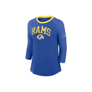 Nike Los Angeles Rams Women's Nike Nfl 3/4 Sleeve T Shirt