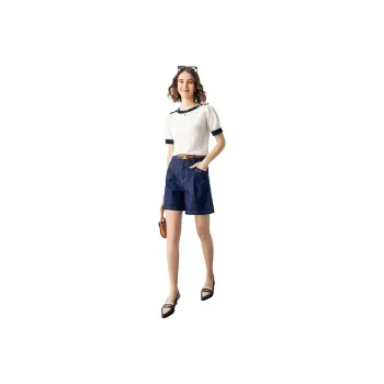 Famanxuan Knitwear Women's Moon White
