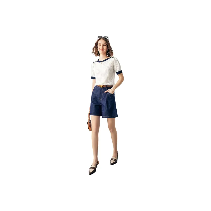 Famanxuan Knitwear Women's Moon White-0