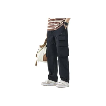 KIRHNE Cargo Pants Unisex Black